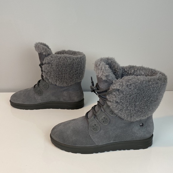 Abeo Imelda Lace Up Winter Boots Size 7 - Picture 3 of 16